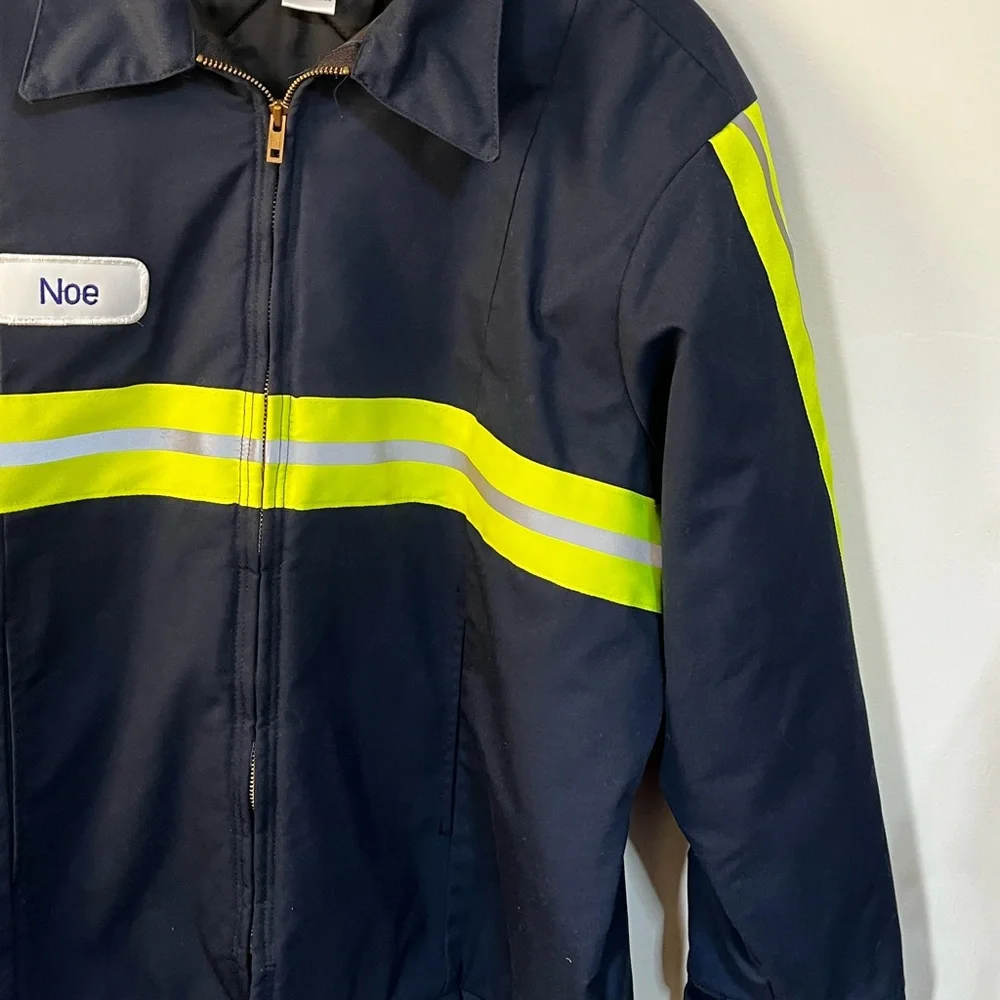 Uniwear By UniFirst Quilted Safety Jacket Sz XL - Picture 4 of 8